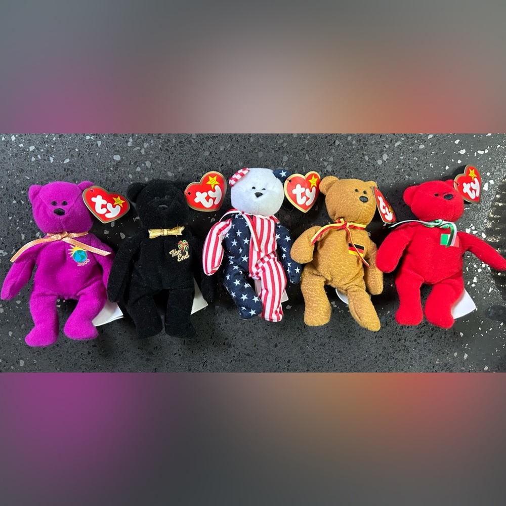 **RARE** McDonalds Teeny Beanie Babies - set of 5